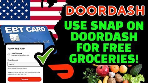 Can you use food stamps on Doordash? Exploring the intersection of convenience and assistance