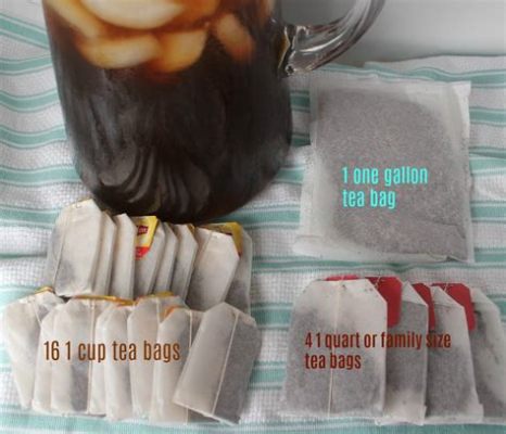 How Many Family Size Tea Bags for a Gallon: A Journey Through the Art of Tea Brewing